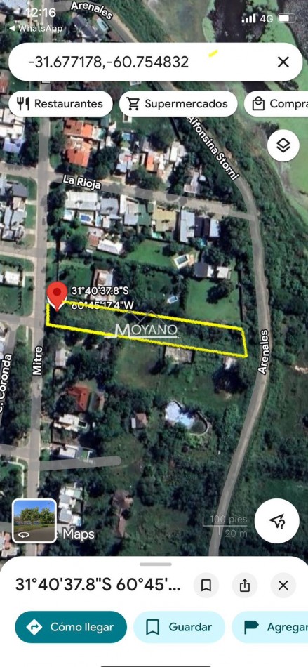 Terreno 2000m2 en Venta  - Santo Tome